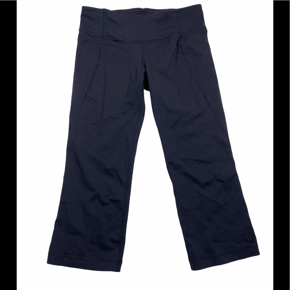 Lululemon Gather & Crow Crop Black 6